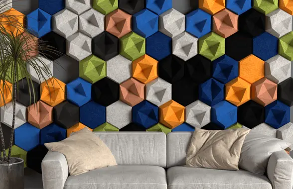 3D Acoustic Panels