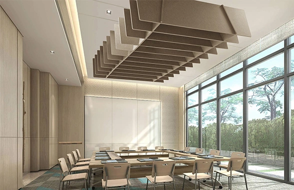 600x600 White Square Acoustic Ceiling System