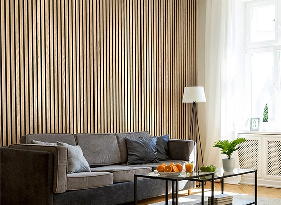 Acoustic Slat Wood Wall Panel