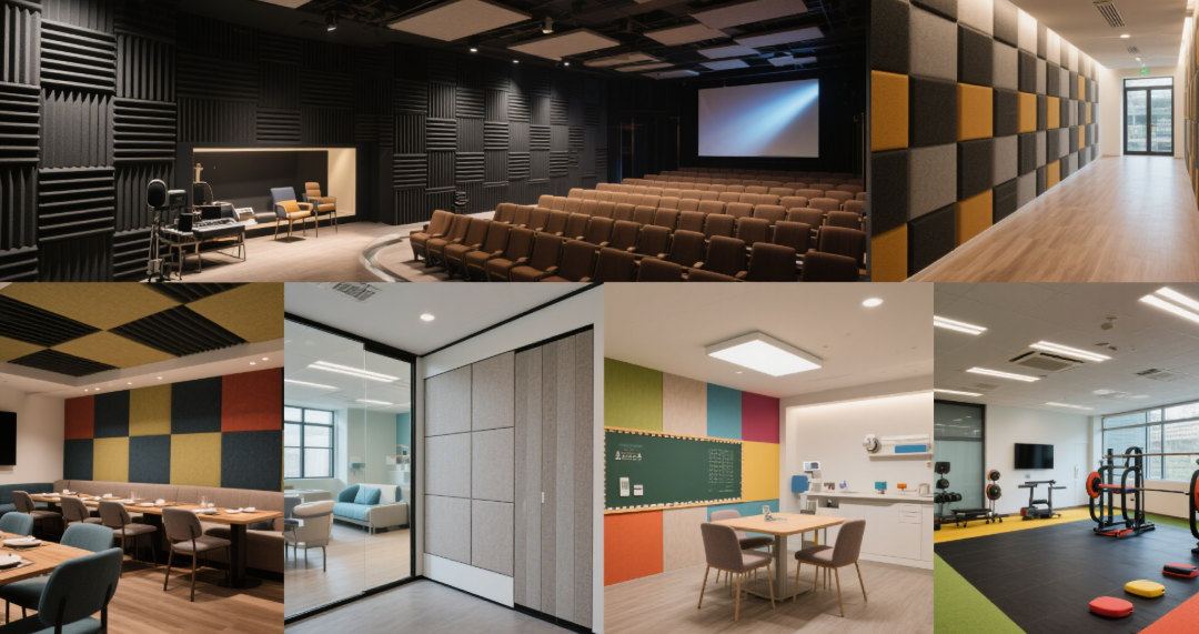 Applications of Acousound's Acoustic Panels